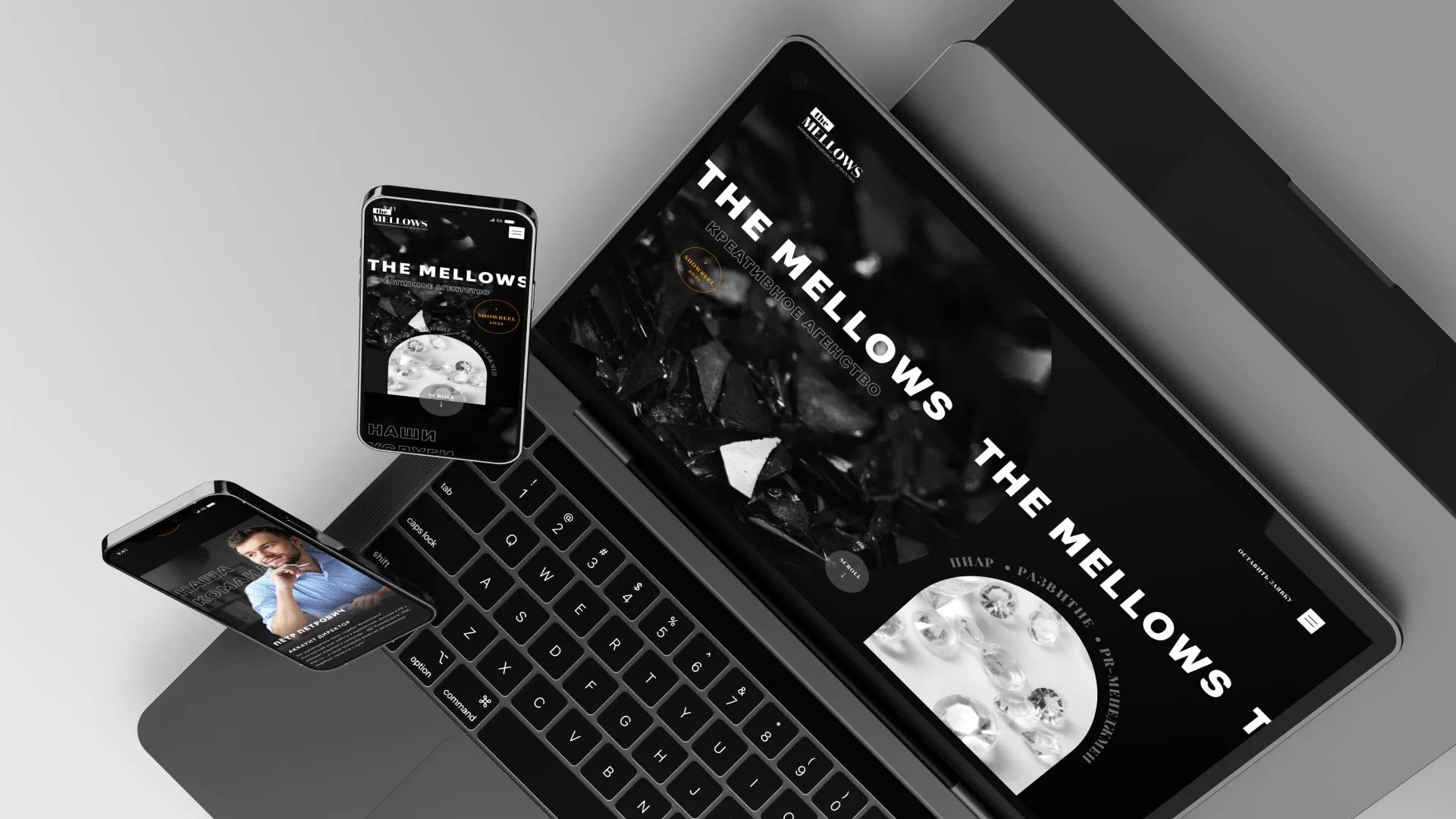 Разработка сайта креативного агентства «The Mellows» в Ялте